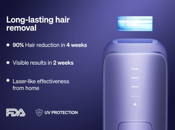 A close-up of a hair removal device

Description automatically generated